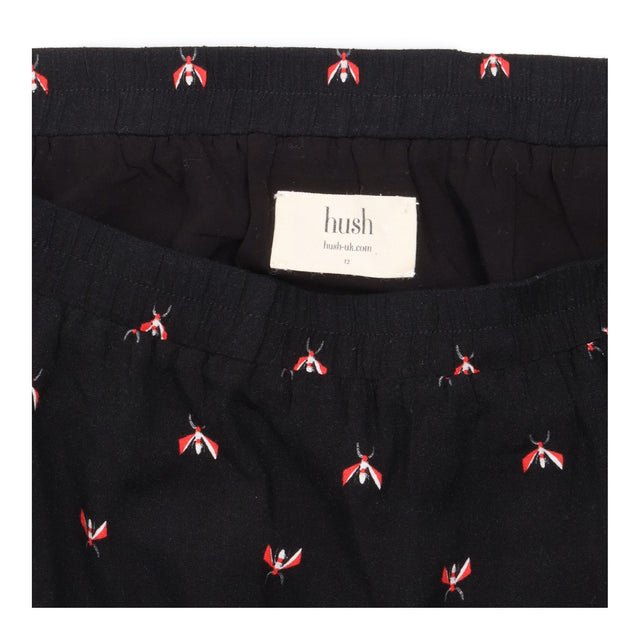 Midi Skirt Black Firefly Printed