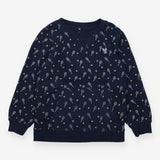 Sweatshirt Navy Crewneck Tennis 