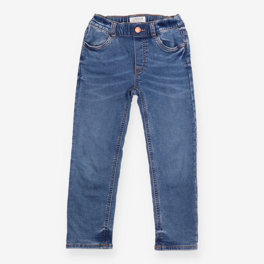 Jeans pull on straight leg