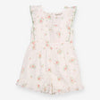 White floral playsuit heirloom collection