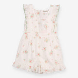 White floral playsuit heirloom collection