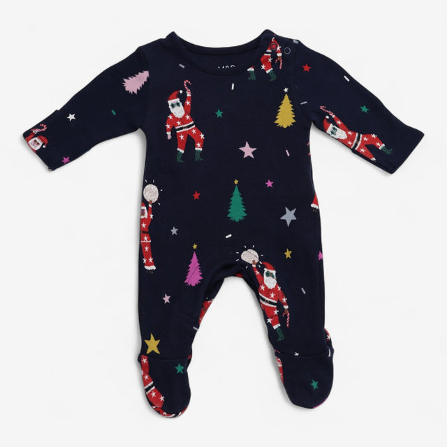 Festive Disco Santa Sleepsuit