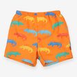 Swim shorts with Nappy -Orange Crocodiles