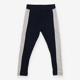Reiss Leggings Ribbed Navy & Grey