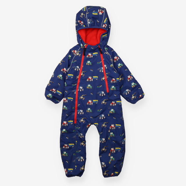 Little Light House Pramsuit Fleece Lined Navy Trac