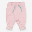 Joggers pink with blue tie