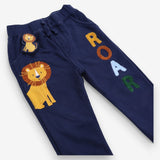 Lion roar joggers navy with pocket pal
