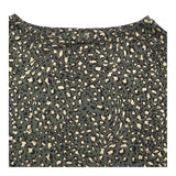 Long Sleeve Top Khaki Gold Animal Print Jersey