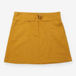 A Line Mini Skirt Mustard Yellow Belted
