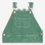 Dungarees Cord Forrest Green Check Lining