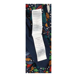 Dress Navy Blue Organic Cotton Floral Woodland Lon