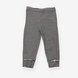 Black and White Striped Leggings