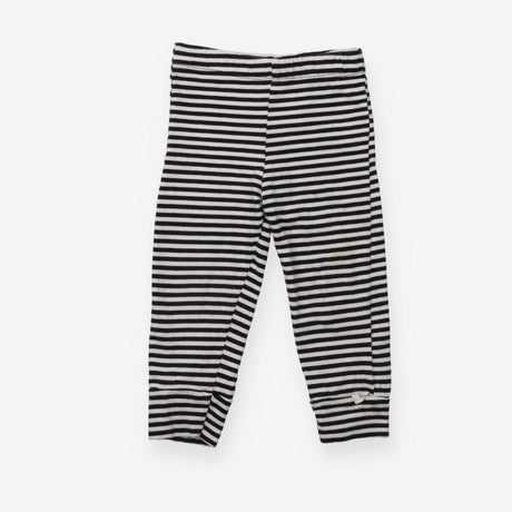 Black and White Striped Leggings