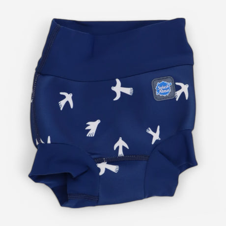 Swim nappy navy doves