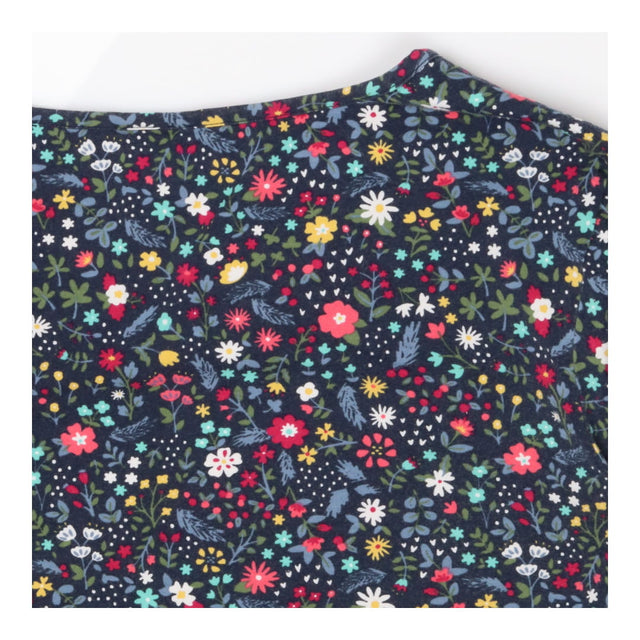 Frugi Women’s Navy Flower Meadows Top
