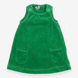 Dress Pinafore Green Velour