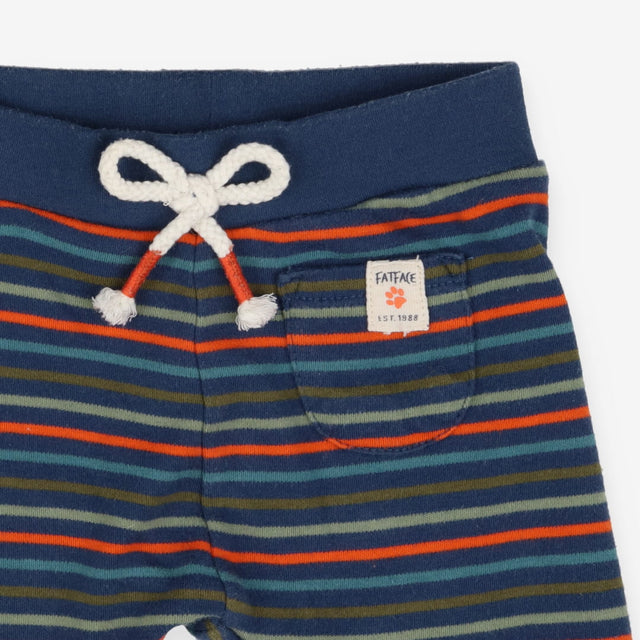 Joggers striped with white string bow