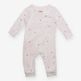 Sleepsuit zip white with shooting star