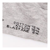 Bra Grey White Stripe Cotton Blend Seamless Matern