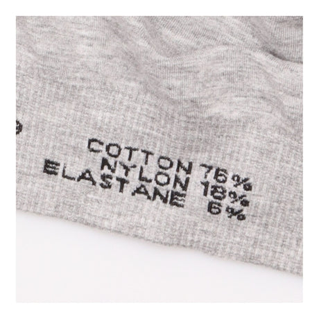 Bra Grey White Stripe Cotton Blend Seamless Matern