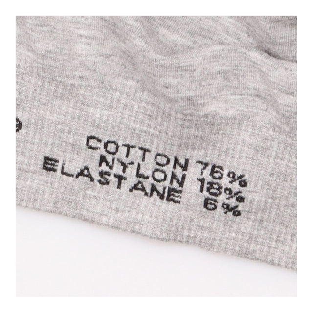 Bra Grey White Stripe Cotton Blend Seamless Matern