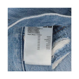 Light wash high waisted distressed denim bermuda s