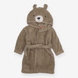 Dressing gown grey towelling bear