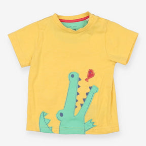 T-shirt yellow snappy croc fish