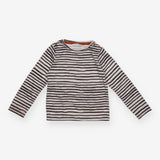 T-shirt long sleeved black white striped