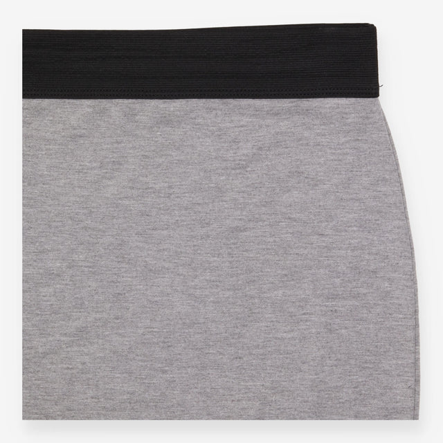 Miss Selfridge Grey Marl Elastic Waist Jersey Midi