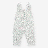 Dungarees with Hearts and Flowers