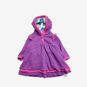 Pink and Purple Jersey Stripe Dress