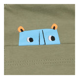 T-shirt Khaki and Blue Leopard Mix 2-Pack