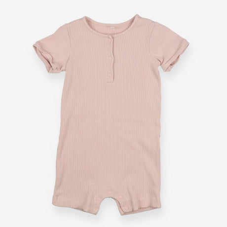 Dusty pink romper with buttons