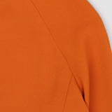 Burnt Orange 3/4 Sleeve Dress