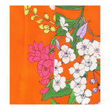 Karen Millen Orange Floral Print Sleeveless Draped