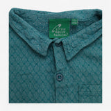 Shirt Teal with Diamond Stitch