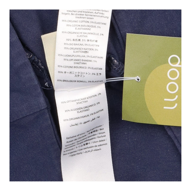 Maternity Leggings Navy Organic Cotton Over Bump
