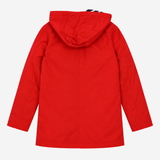 Parka Jacket Red Hooded
