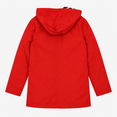 Parka Jacket Red Hooded