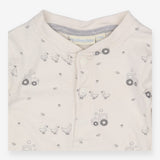 Bodysuit long sleeve tractor ducks