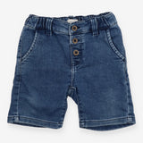 Light Blue Denim Short with buttons front and back
