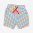 Rainbow stripe woven shorts 