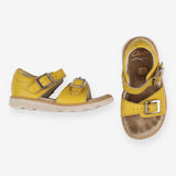 Sandal leather yellow