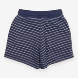 Jersey Short Blue and White Strip with White Draws
