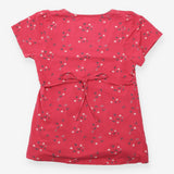 Organic Cotton Bird Print Maternity Nursing Tunic