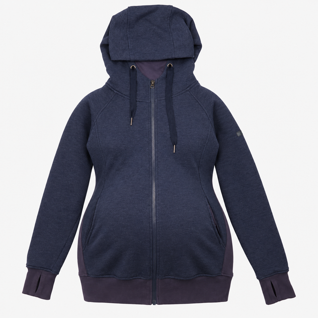 Navy 2-in-1 Maternity and Babywearing Zip Hoodie