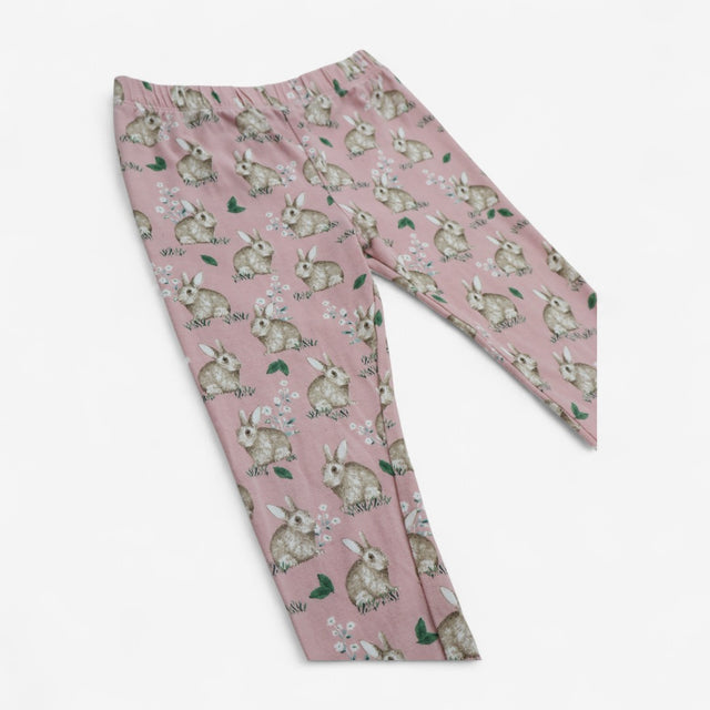 Leggings Pink with Bunnies