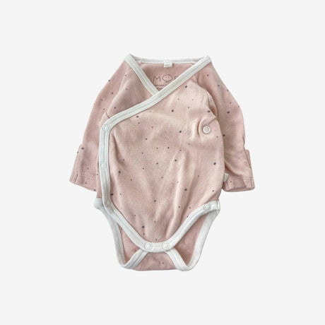 Pink Spotted Wrap Bodysuit