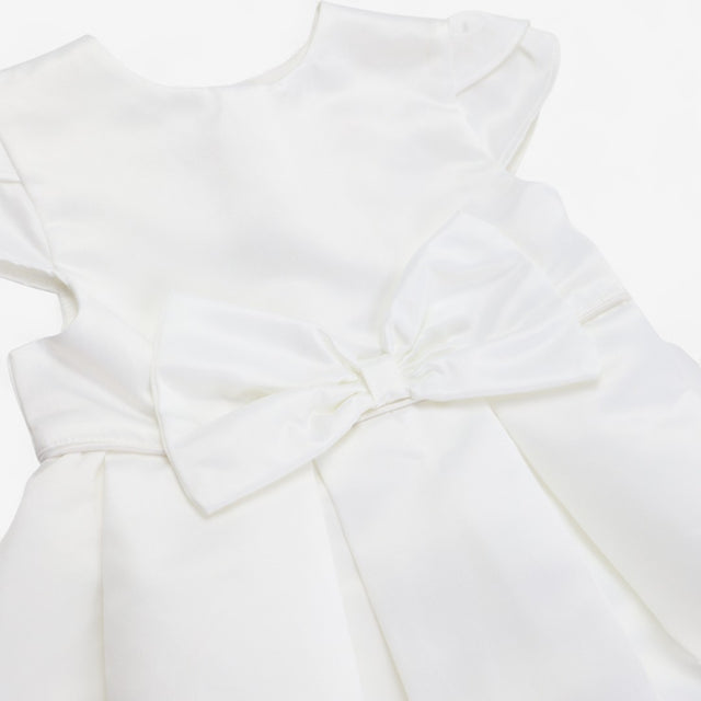 Dress white silk special occasion